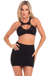 Be Seen 2Pc Skirt Set - PL23074 by Pink Lipstick